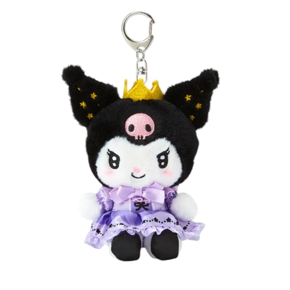 ✅Kuromi Plush Backpack Clip Keychain Sanrio My No.1 Series